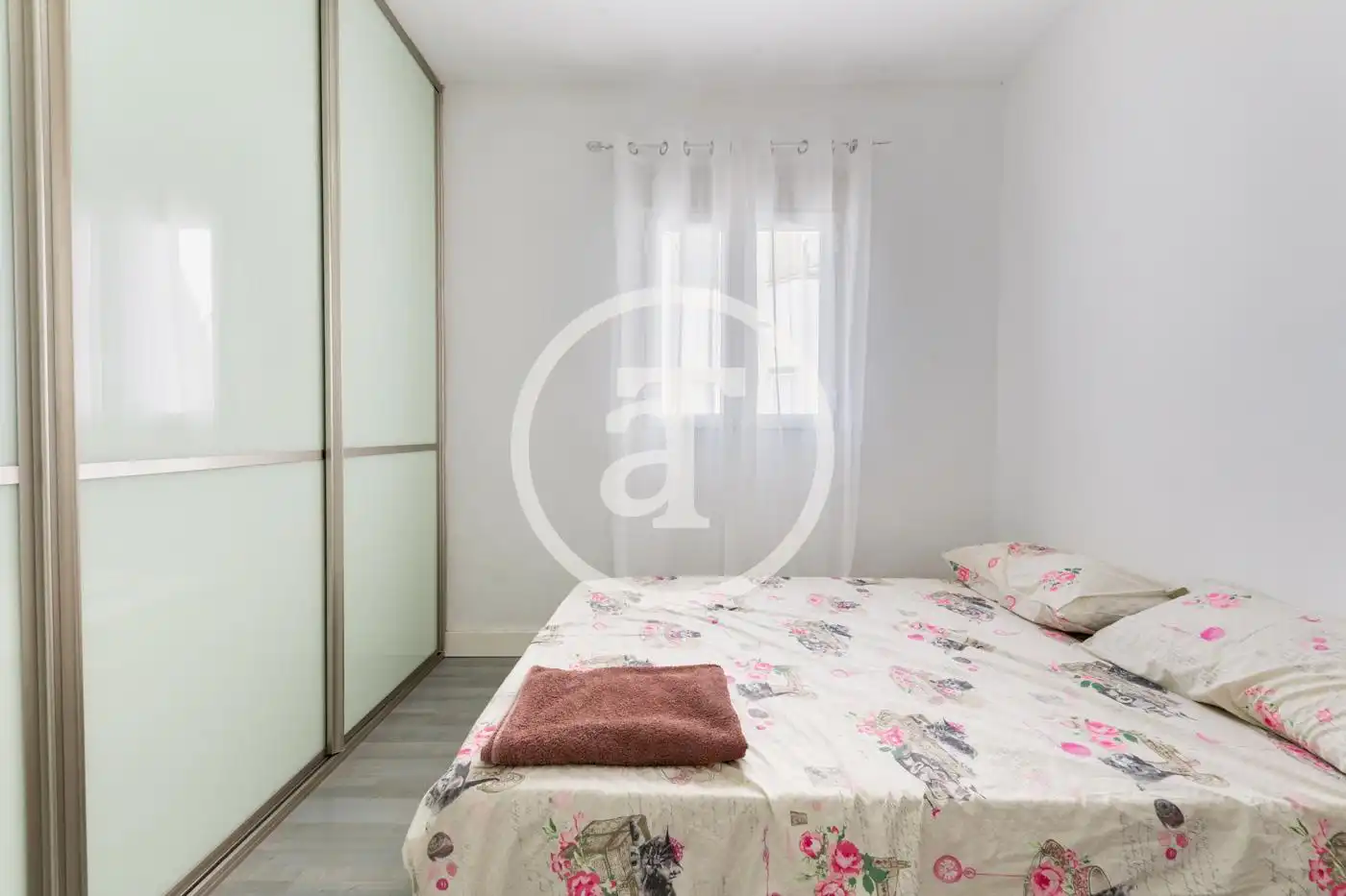 Bedroom of Flat for rent in Madrid  with Air Conditioner, Heating and Furnished