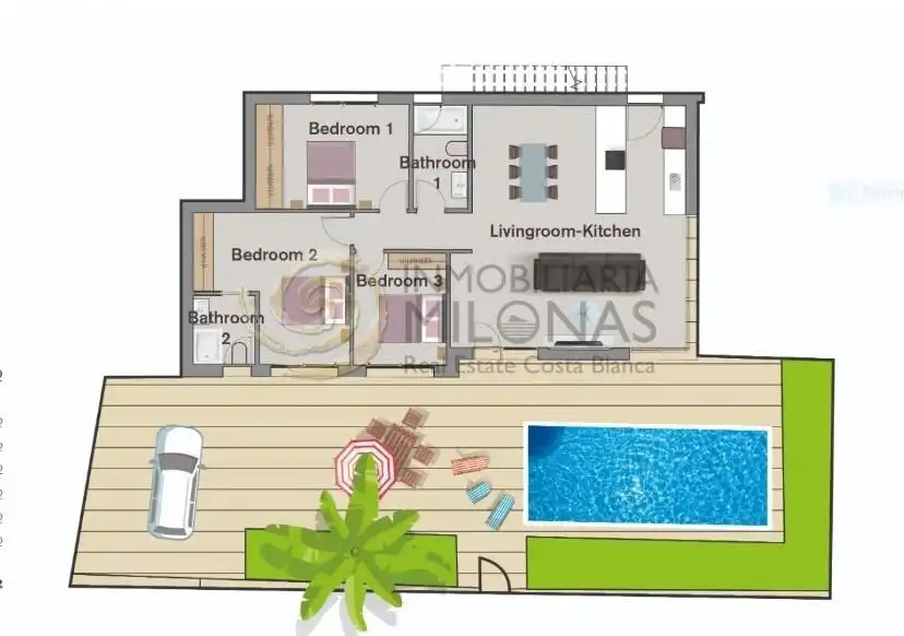 Xalet amb piscina en venda a Finestrat Pueblo, imagen 33