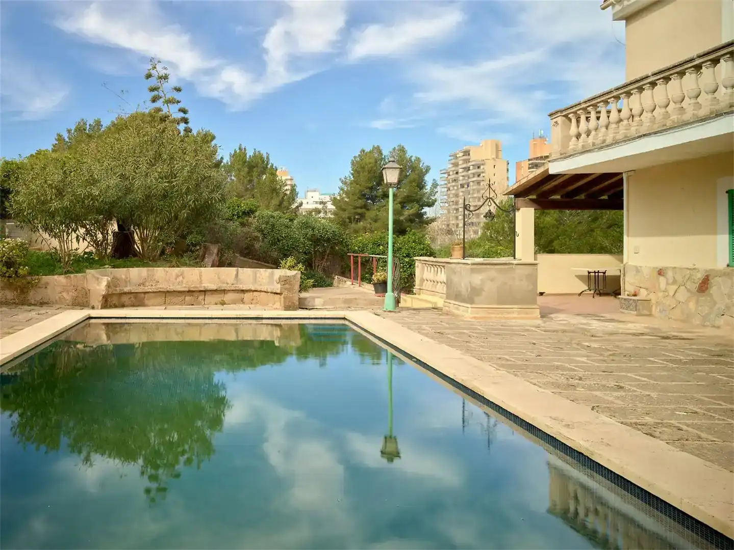 Piscina de Casa o xalet en venda en  Palma de Mallorca amb Jardí privat, Traster i Piscina