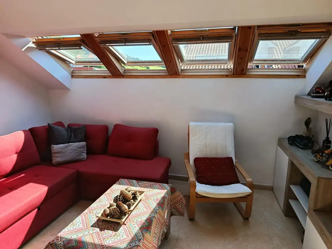 Wohnzimmer von Wohnung zum Verkauf in Meruelo mit Heizung, Terrasse und Möbliert