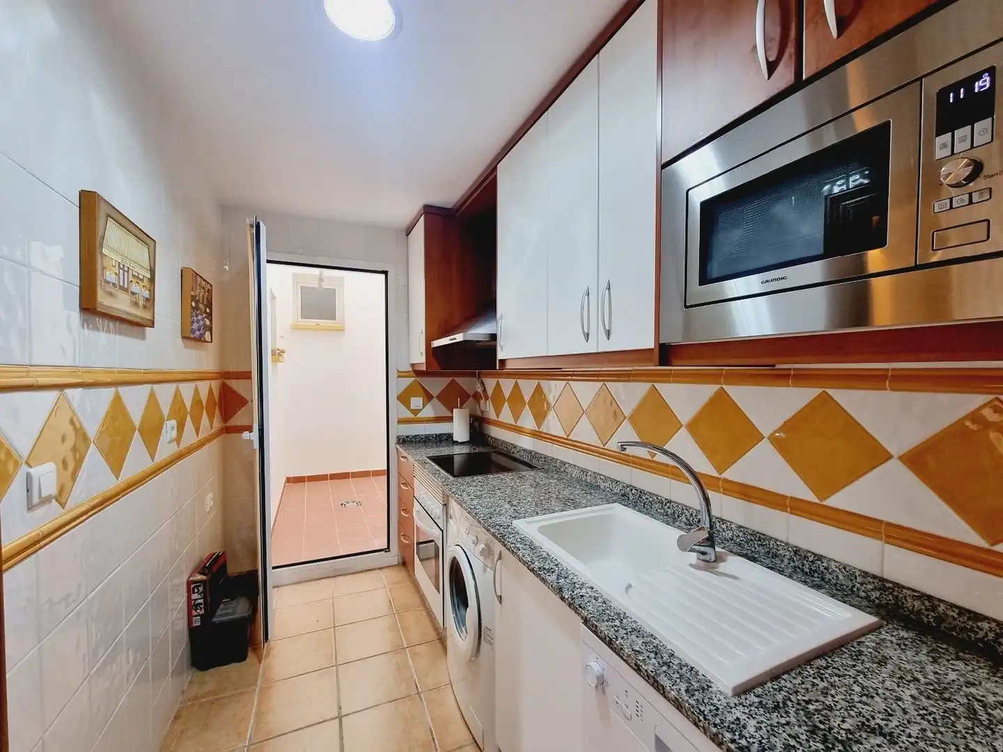 Kitchen of Flat for sale in Vera  with Air Conditioner, Terrace and Swimming Pool