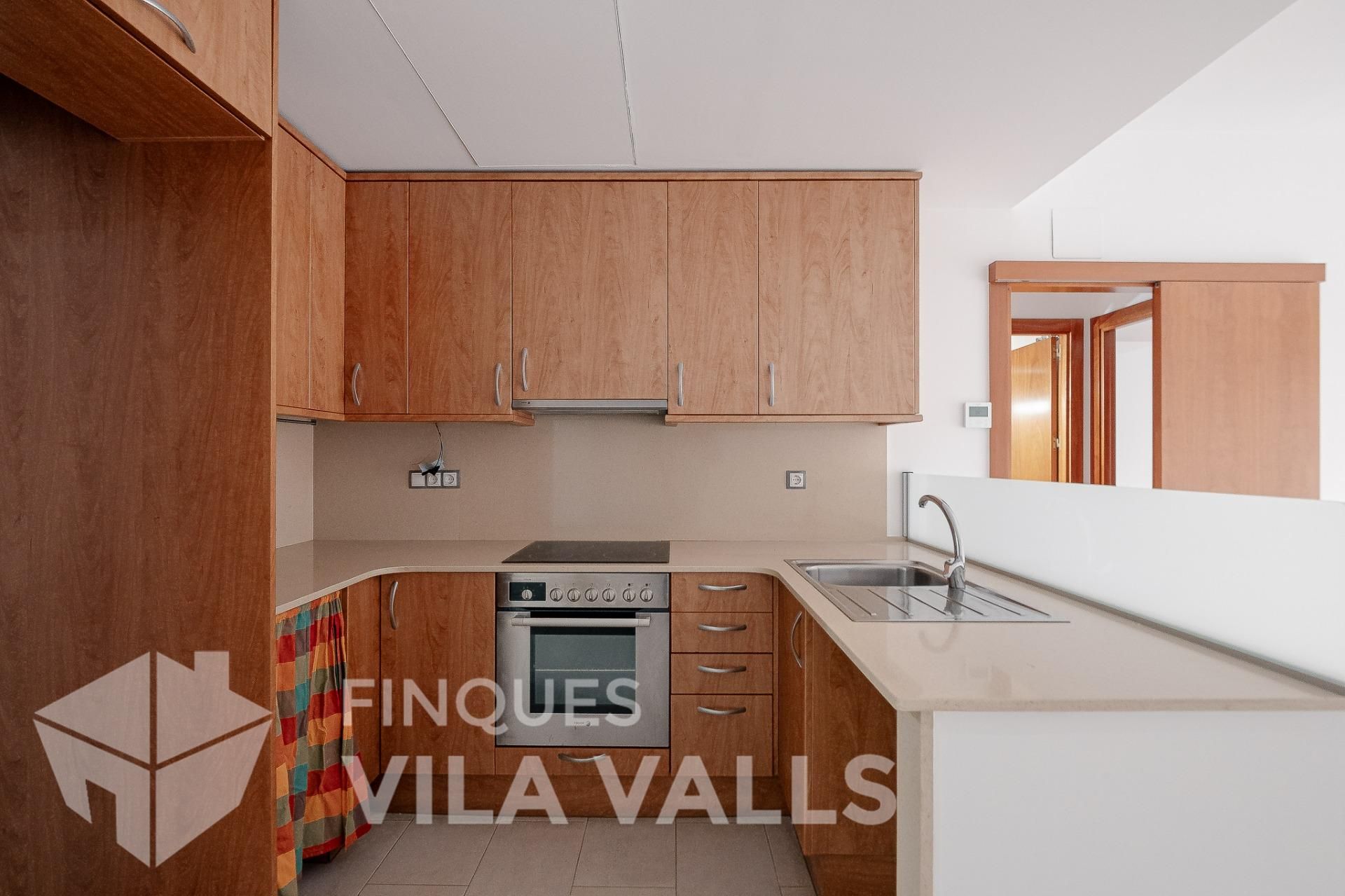 Kitchen of Flat for sale in Caldes de Montbui  with Air Conditioner, Heating and Balcony