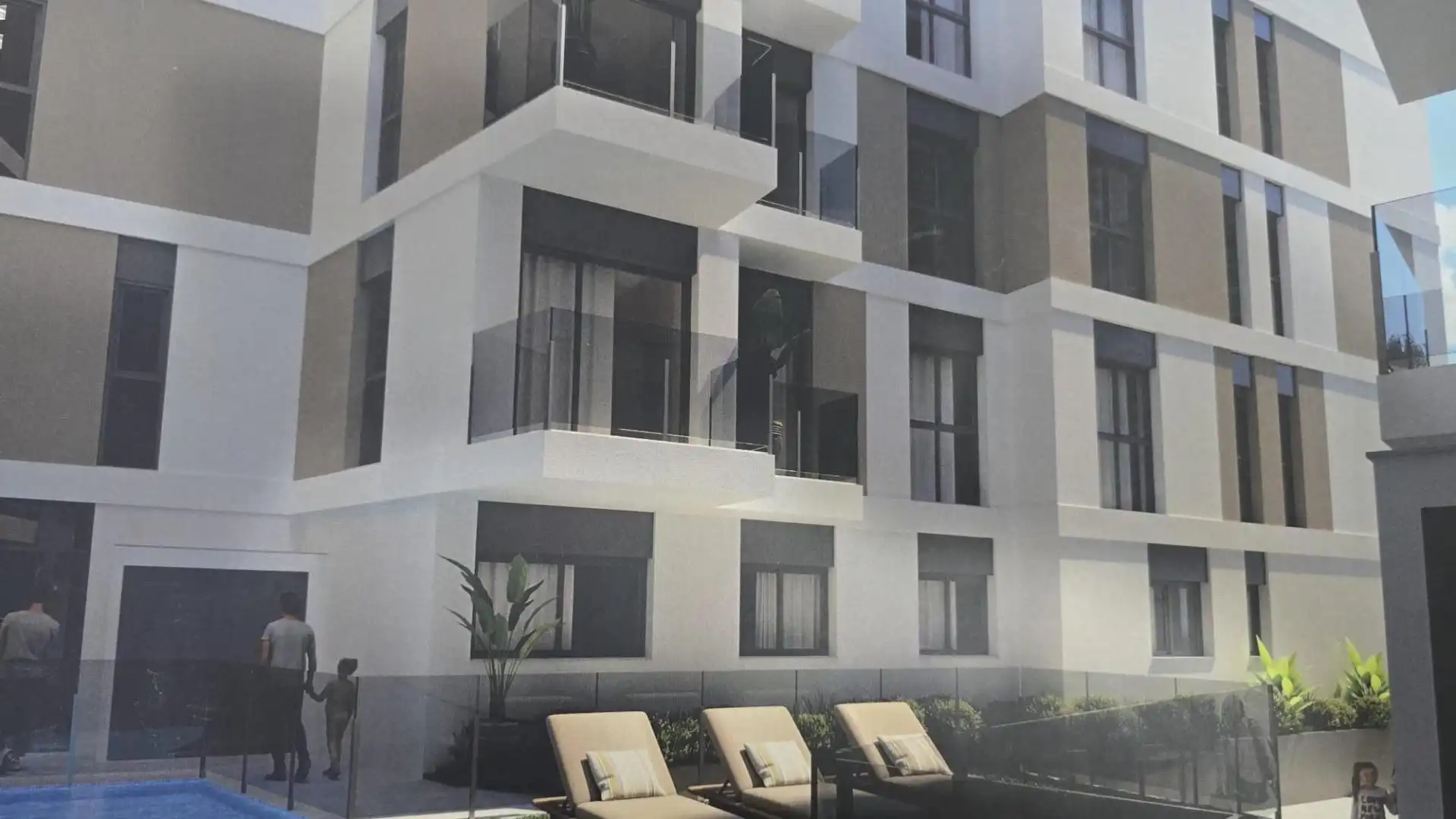 Vista exterior de Pis en venda en Sant Joan d'Alacant amb Parquet, Terrassa i Piscina comunitària