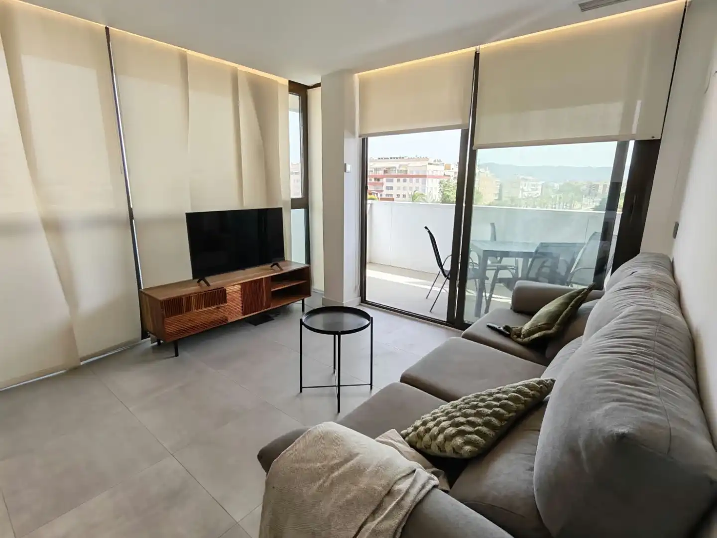 Living room of Flat for rent in Murcia  with Storage room, Swimming Pool and Furnished