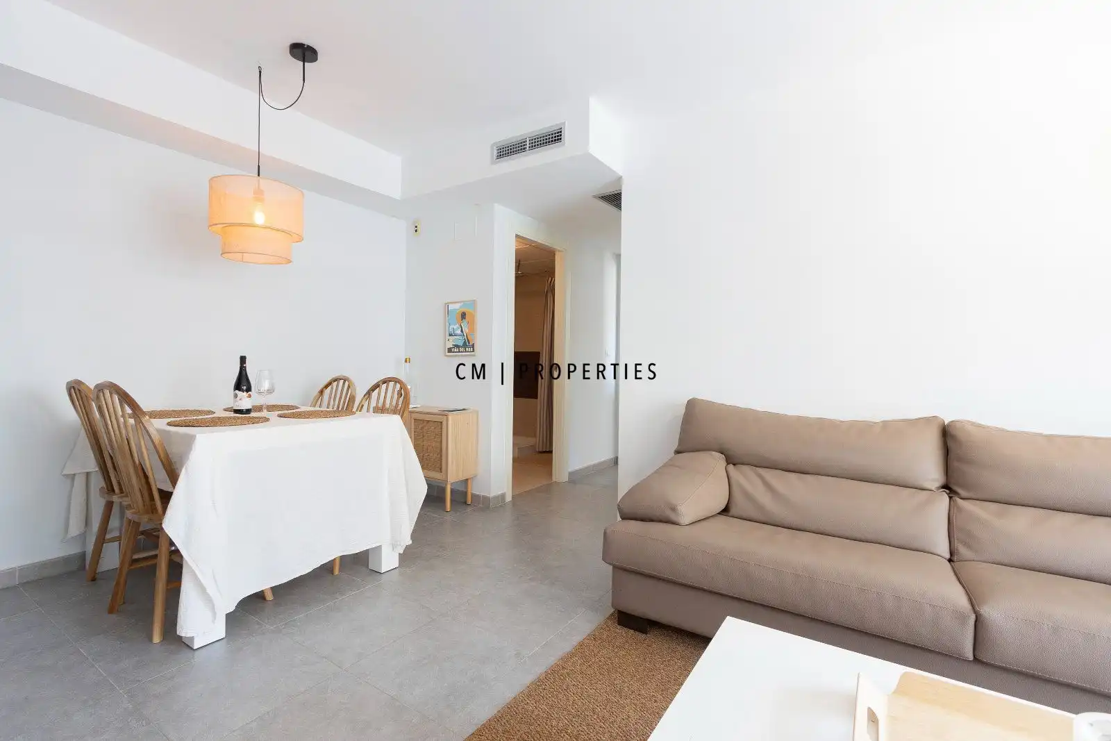 Bedroom of Apartments for rent in Moncofa  with Air Conditioner, Heating and Terrace