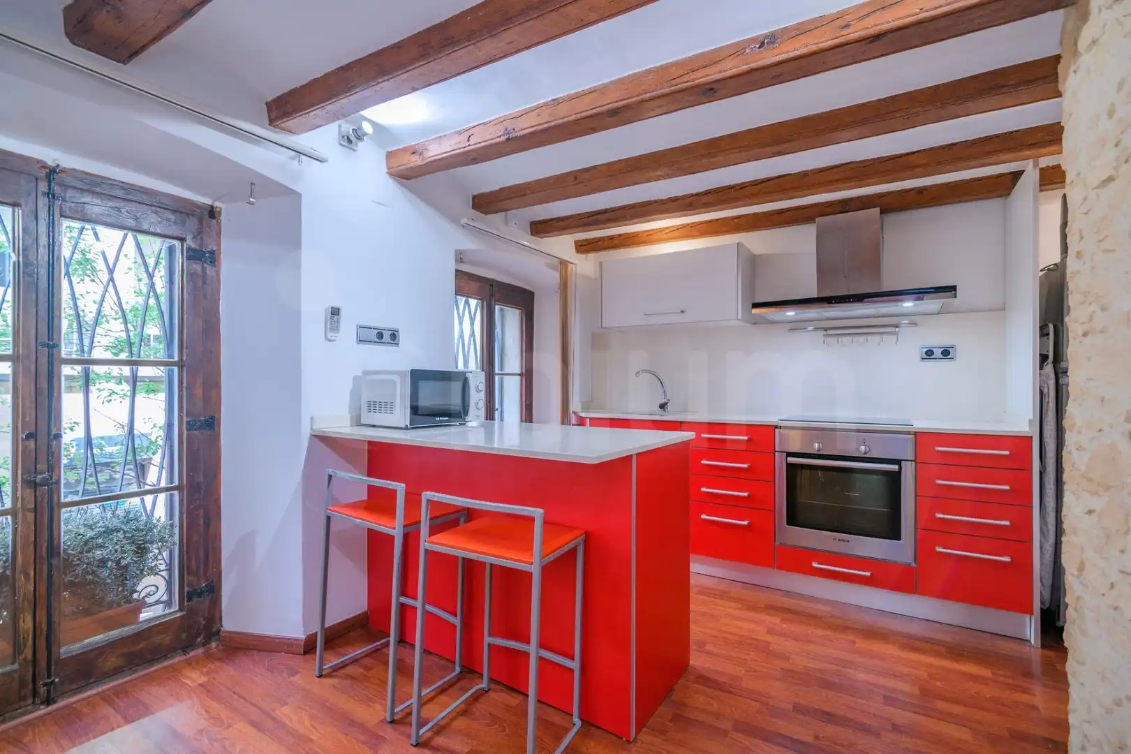 Cocina de Piso en venta en Barcelona con Aire acondicionado y Parquet