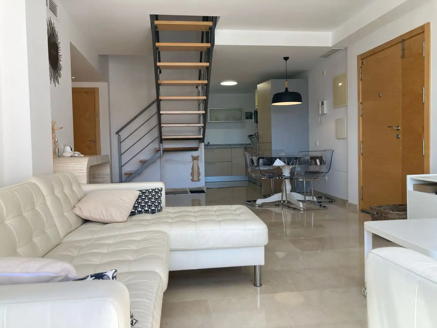 Living room of Attic for sale in Moraira  with Air Conditioner, Heating and Terrace