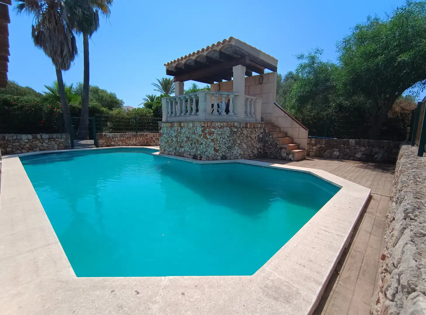 Piscina de Casa o xalet en venda en Sant Lluís amb Aire condicionat, Jardí privat i Terrassa