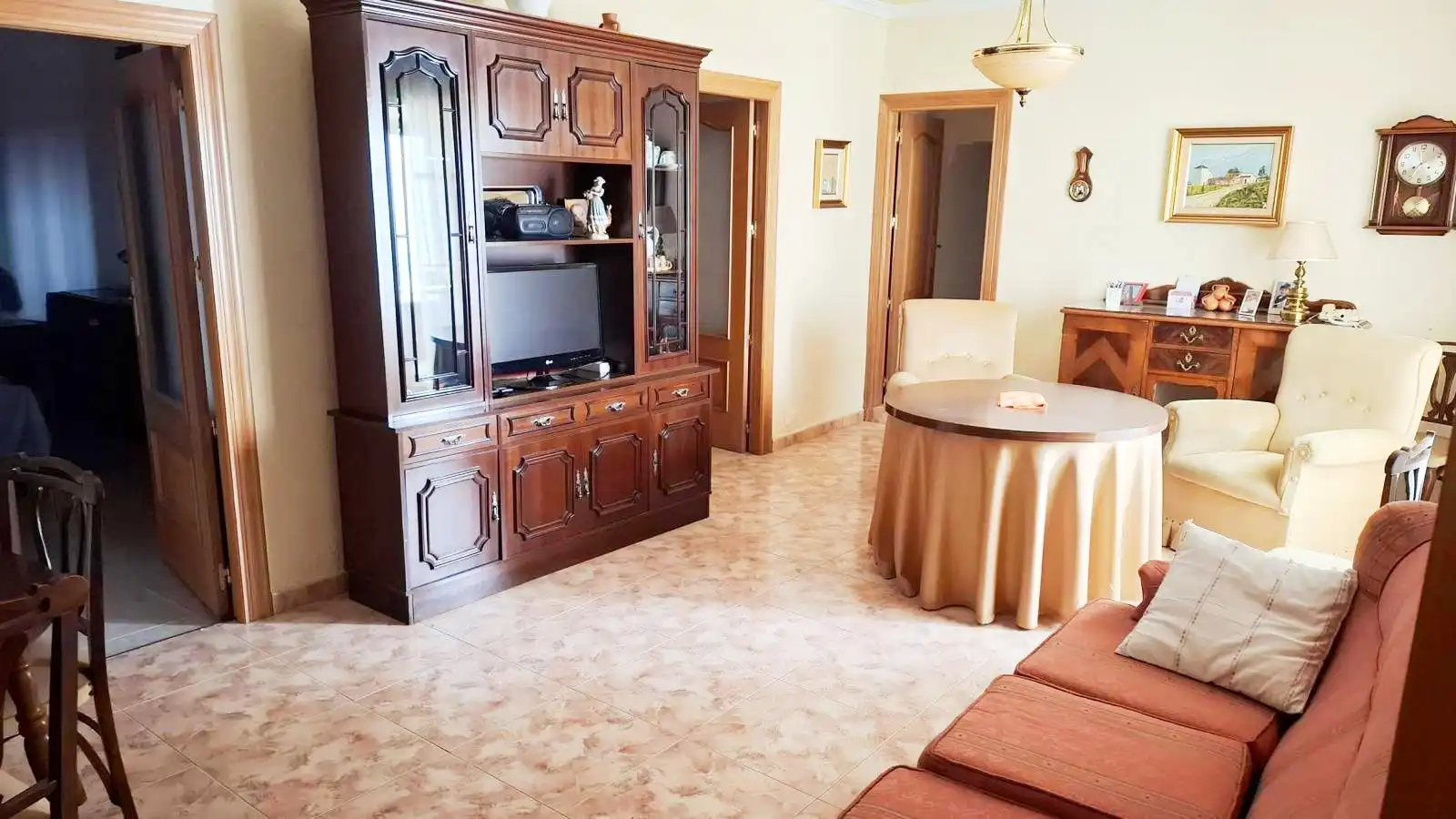 Sala de estar de Casa o chalet en venta en Barrax con Calefacción, Terraza y Trastero