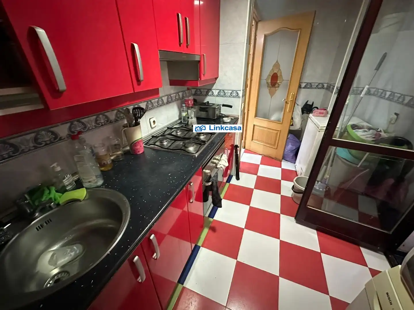 Kitchen of Flat for sale in Madrid  with Balcony