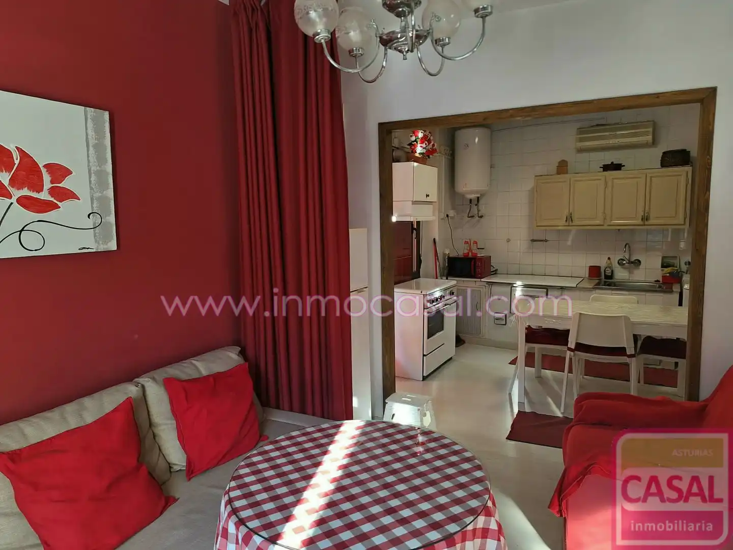 Living room of Flat for sale in Mieres (Asturias)  with Terrace and Furnished