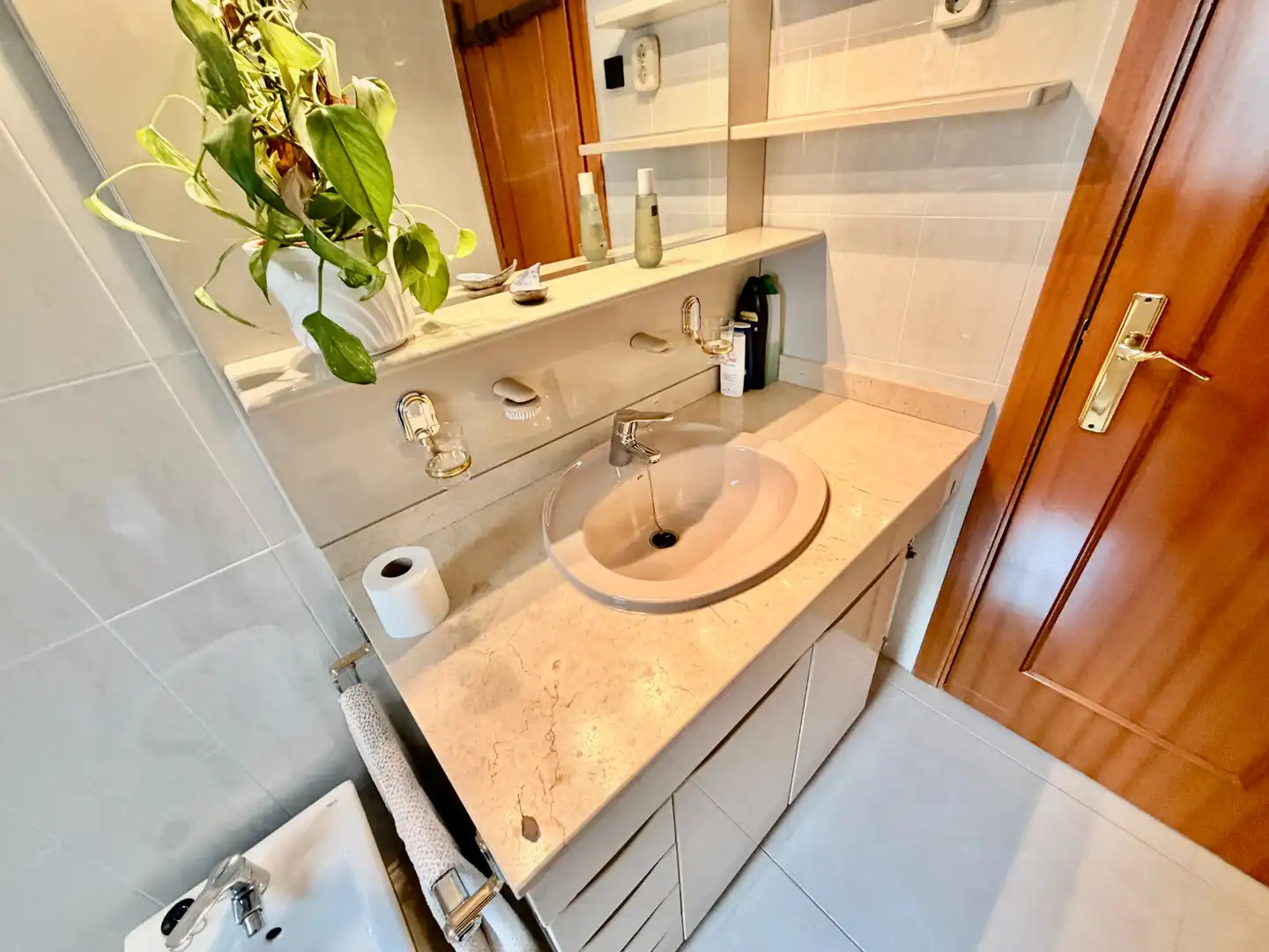 Baño de Dúplex en venta en Leganés con Aire acondicionado, Calefacción y Jardín privado
