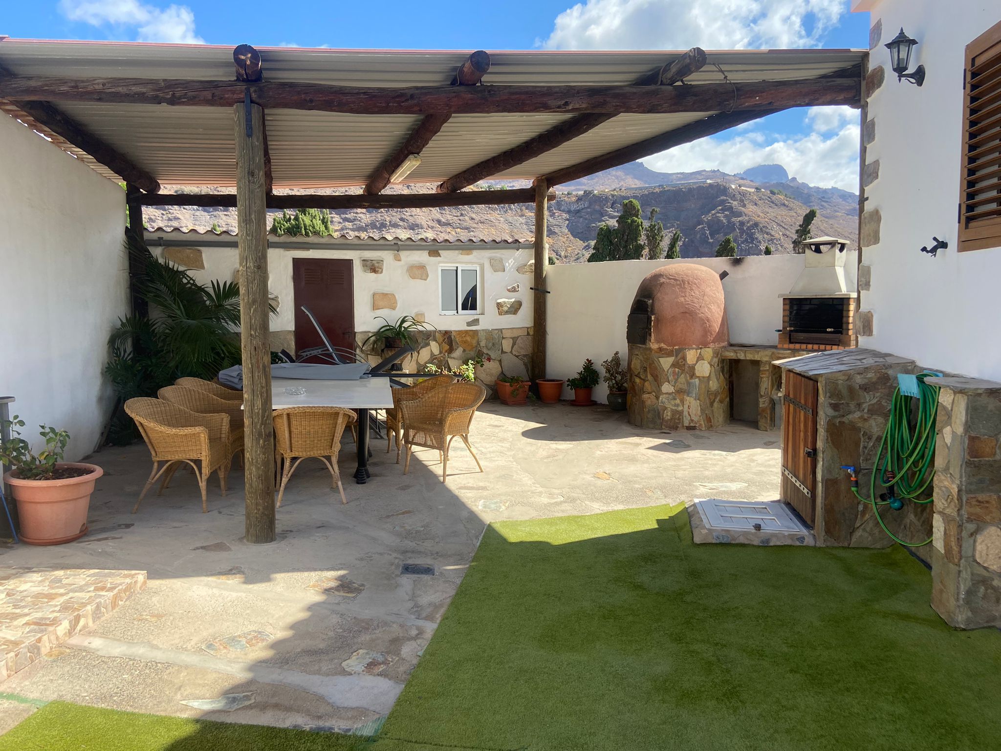 Terrace of House or chalet for sale in La Aldea de San Nicolás   with Terrace and Furnished