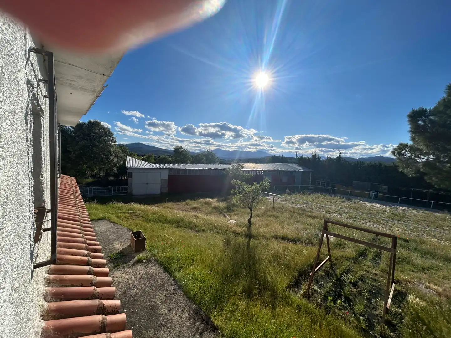 Vista exterior de Finca rústica en venta en Navas del Rey con Calefacción, Jardín privado y Terraza