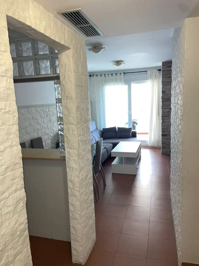 Living room of Flat for sale in El Ejido  with Air Conditioner, Terrace and Furnished