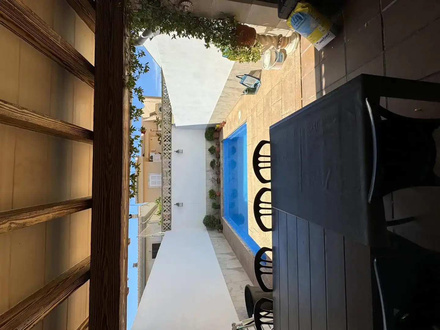 Terrassa de Casa adosada en venda en  Palma de Mallorca amb Aire condicionat, Piscina i Balcó
