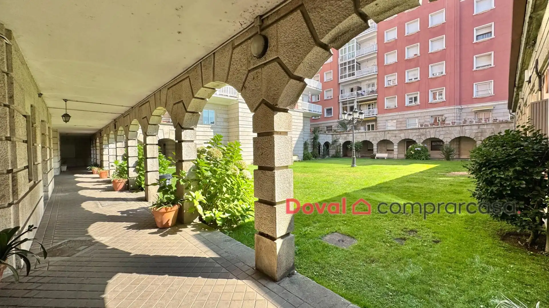 Exterior view of Flat for sale in Vigo   with Heating, Private garden and Terrace