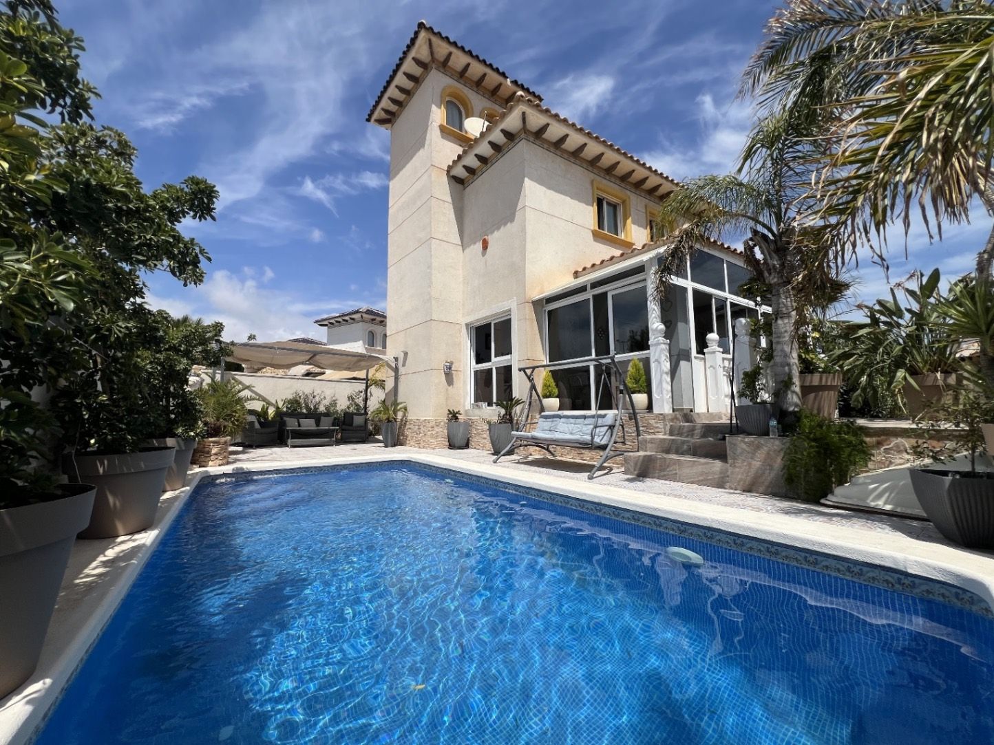 Piscina de Casa o chalet en venta en Orihuela con Aire acondicionado, Jardín privado y Terraza