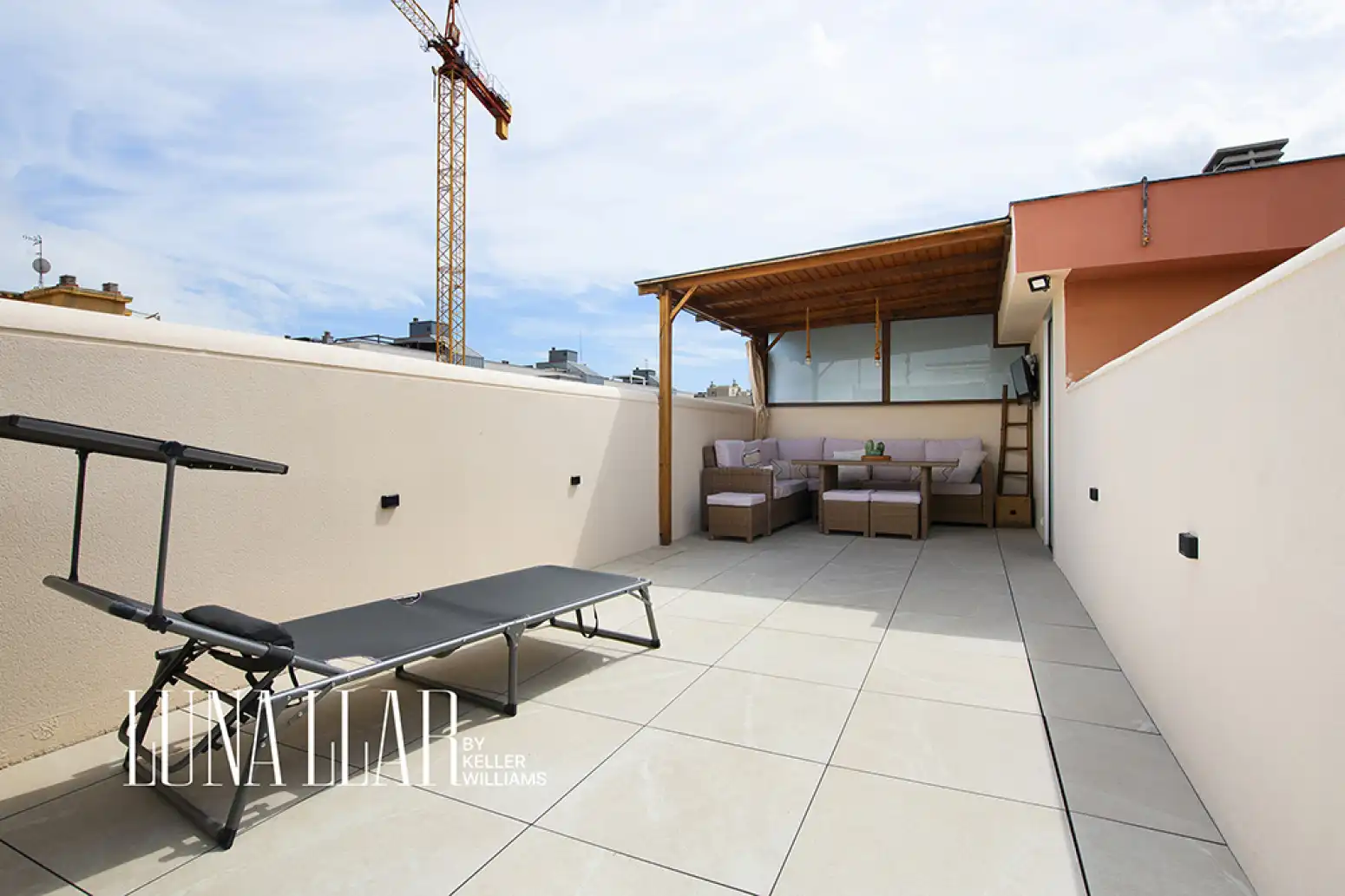Terrasse von Dachboden zum Verkauf in Cambrils mit Klimaanlage, Heizung und Privatgarten