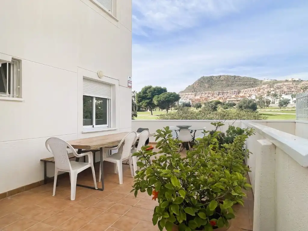 Terrasse von Wohnungen zum Verkauf in Mojácar mit Terrasse und Schwimmbad