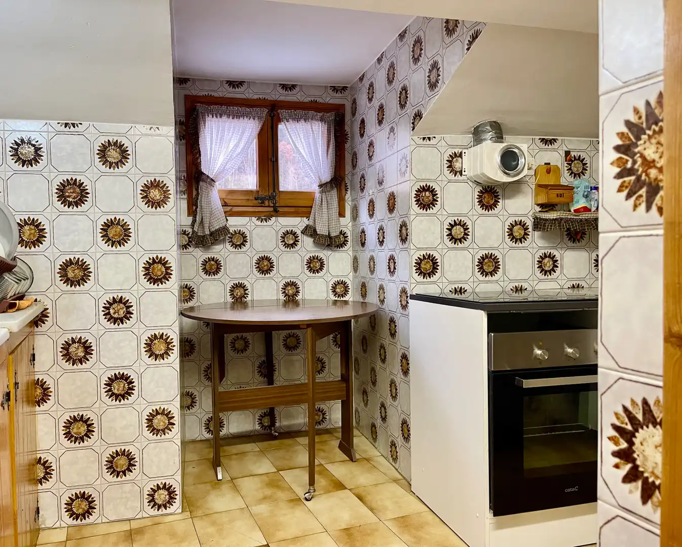 Cocina de Ático en venta en Setcases con Calefacción, Terraza y Amueblado