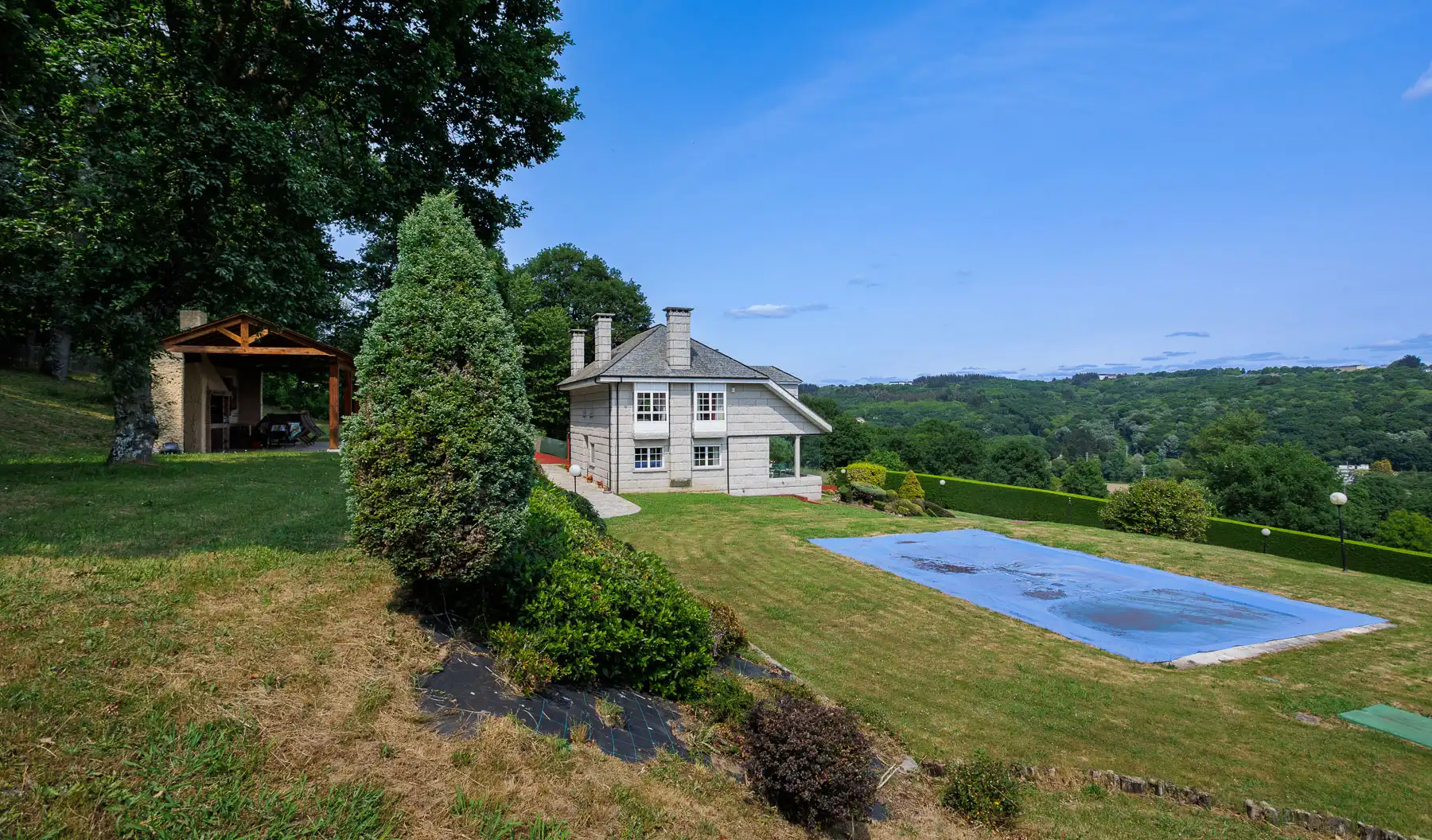 Jardín de Casa o chalet en venta en Lugo con Piscina