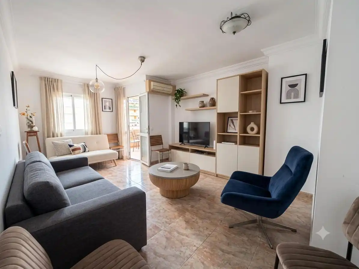 Living room of Flat for sale in Alcúdia  with Air Conditioner and Terrace