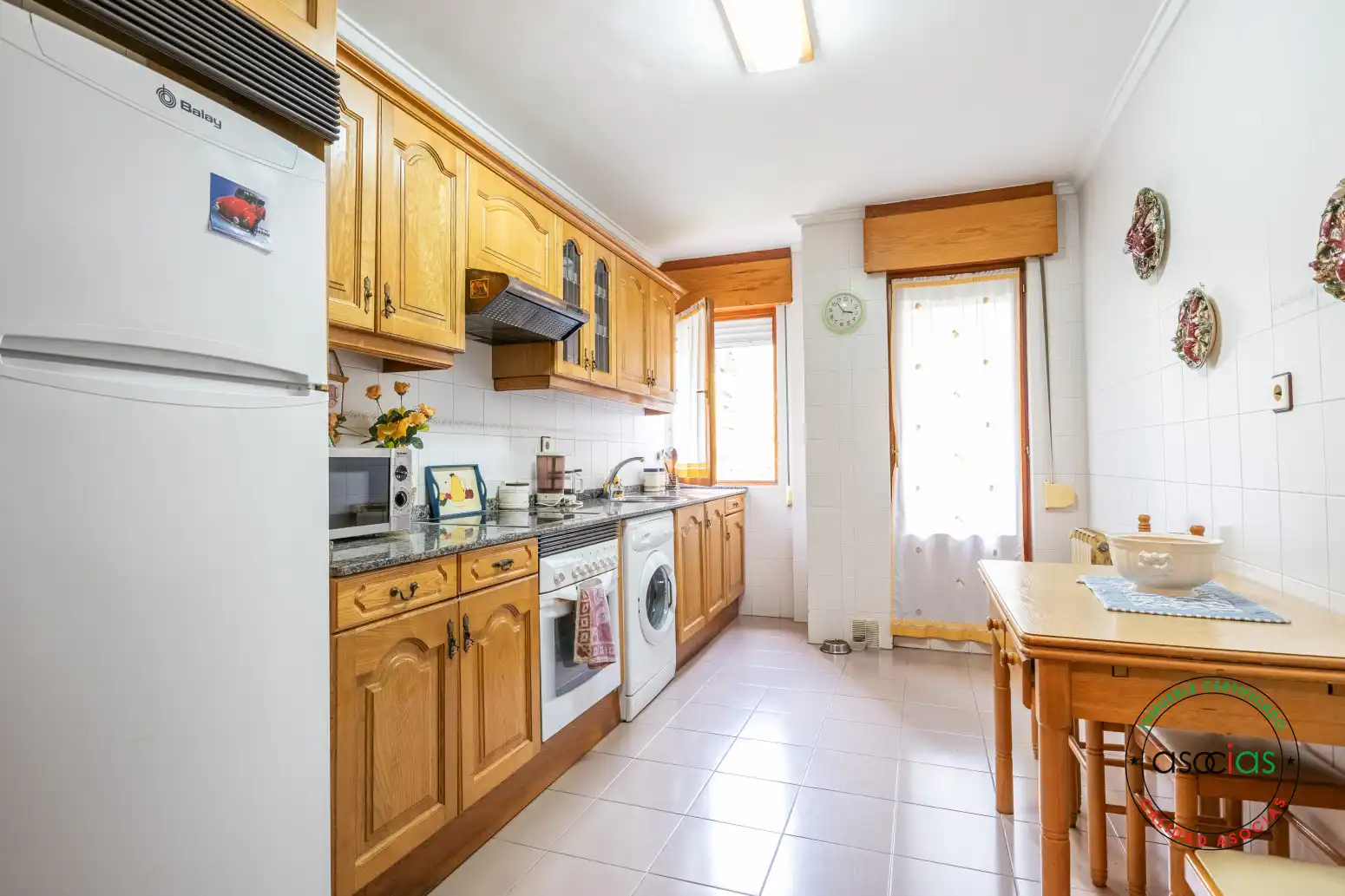 Kitchen of Flat for sale in Teverga  with Heating, Parquet flooring and Terrace