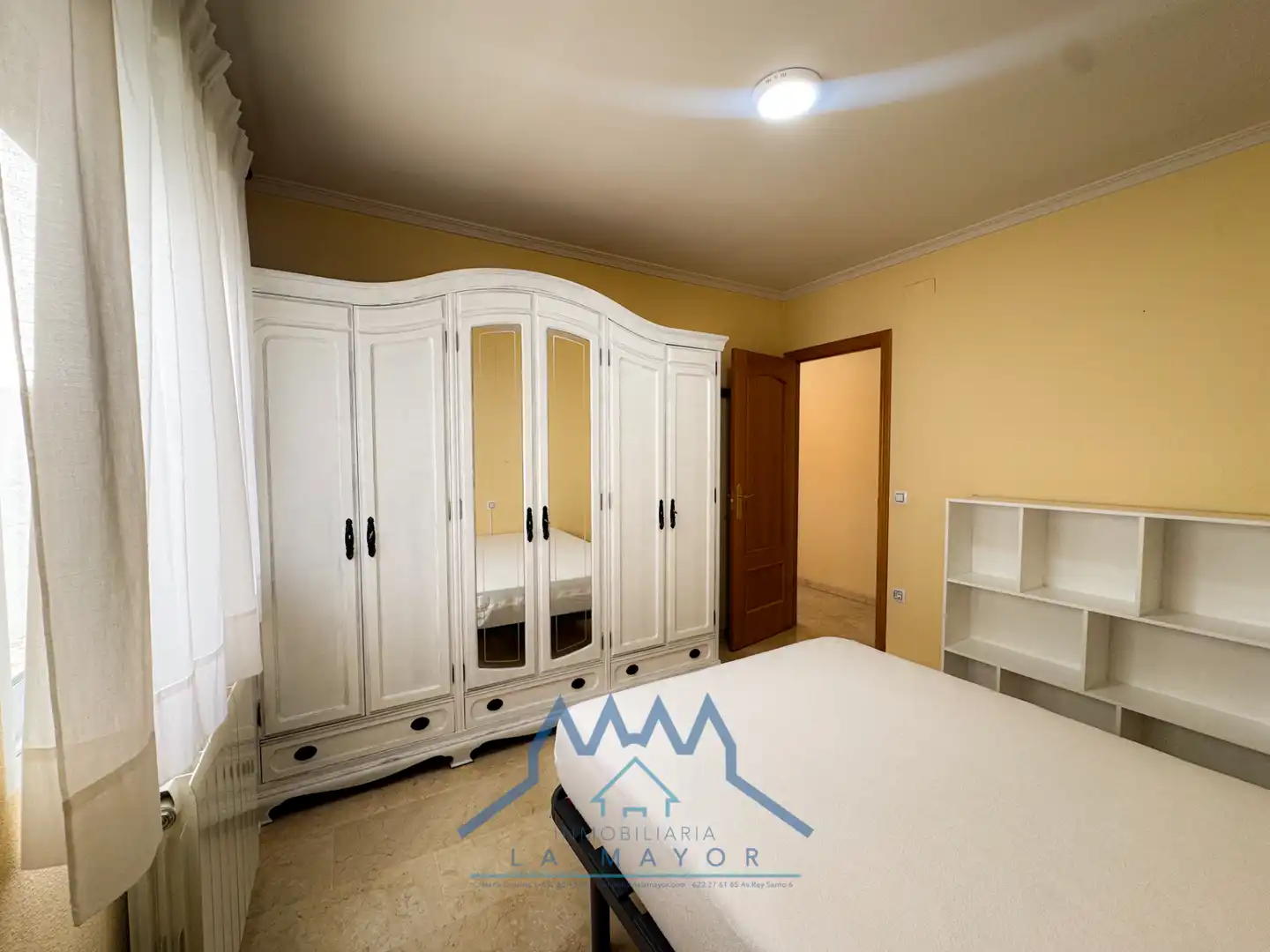 Bedroom of Flat for rent in Ciudad Real  with Air Conditioner, Terrace and Furnished
