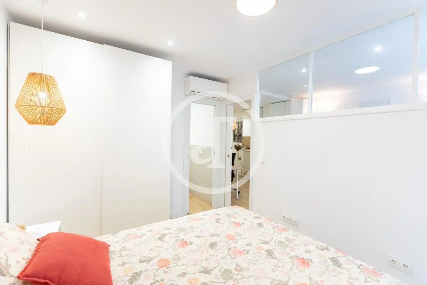 Bedroom of Flat for rent in Madrid  with Air Conditioner, Heating and Furnished