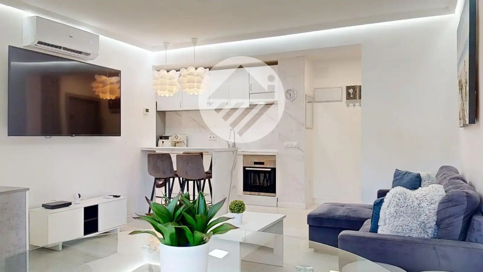 Wohnzimmer von Wohnung zum Verkauf in Leganés mit Klimaanlage