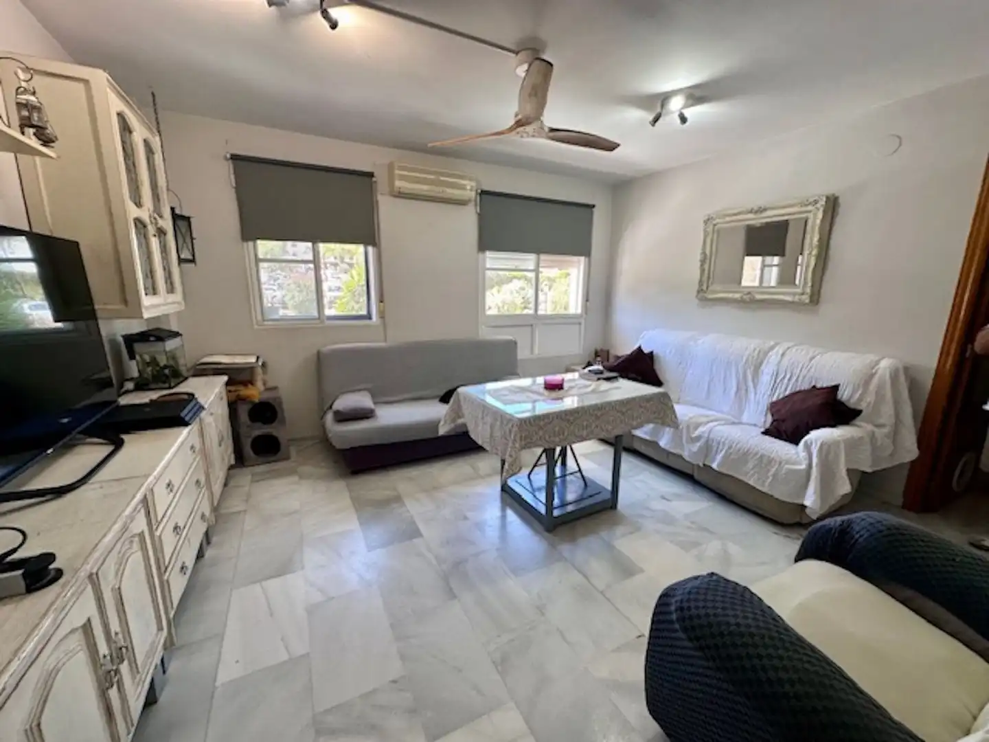 Exterior view of Flat for sale in Marbella  with Air Conditioner and Furnished