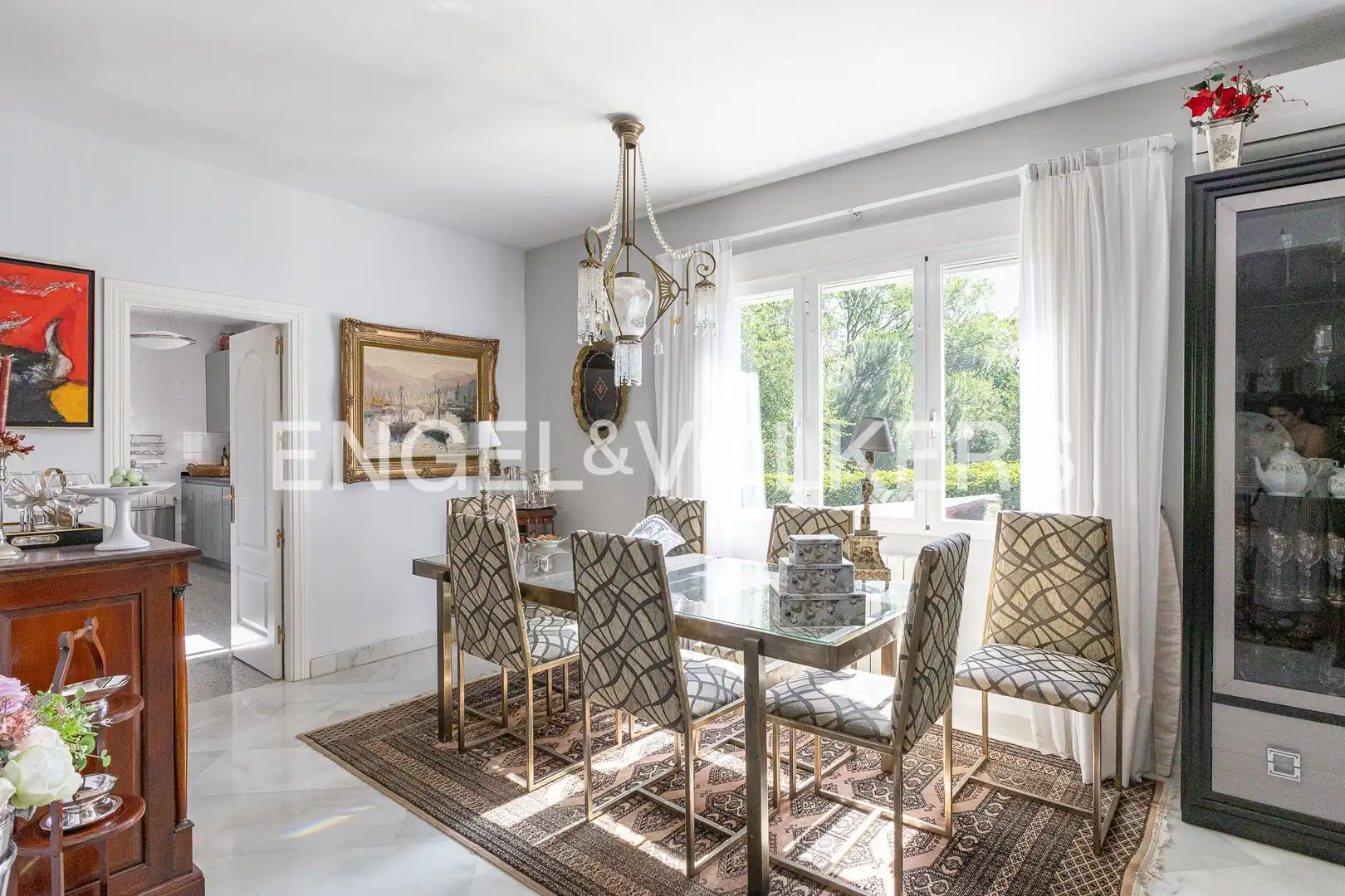 Dining room of Houses for sale in Majadahonda  with Air Conditioner, Heating and Private garden