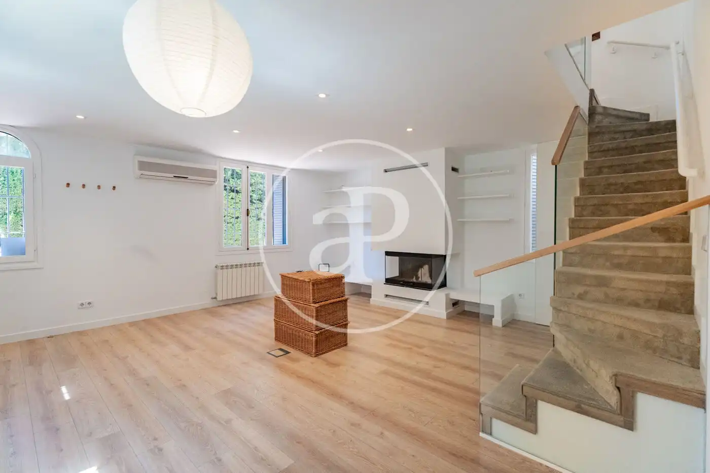 Sala de estar de Casa o chalet de alquiler en Madrid con Aire acondicionado, Calefacción y Jardín privado