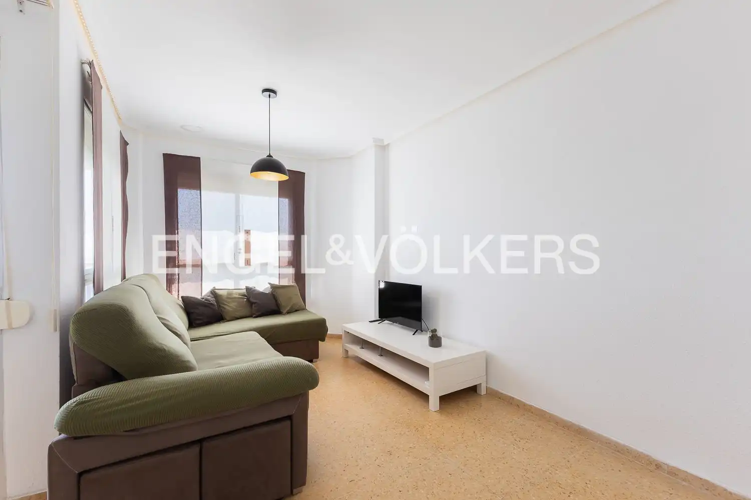 Wohnzimmer von Wohnung zum Verkauf in Valencia mit Klimaanlage, Heizung und Balkon