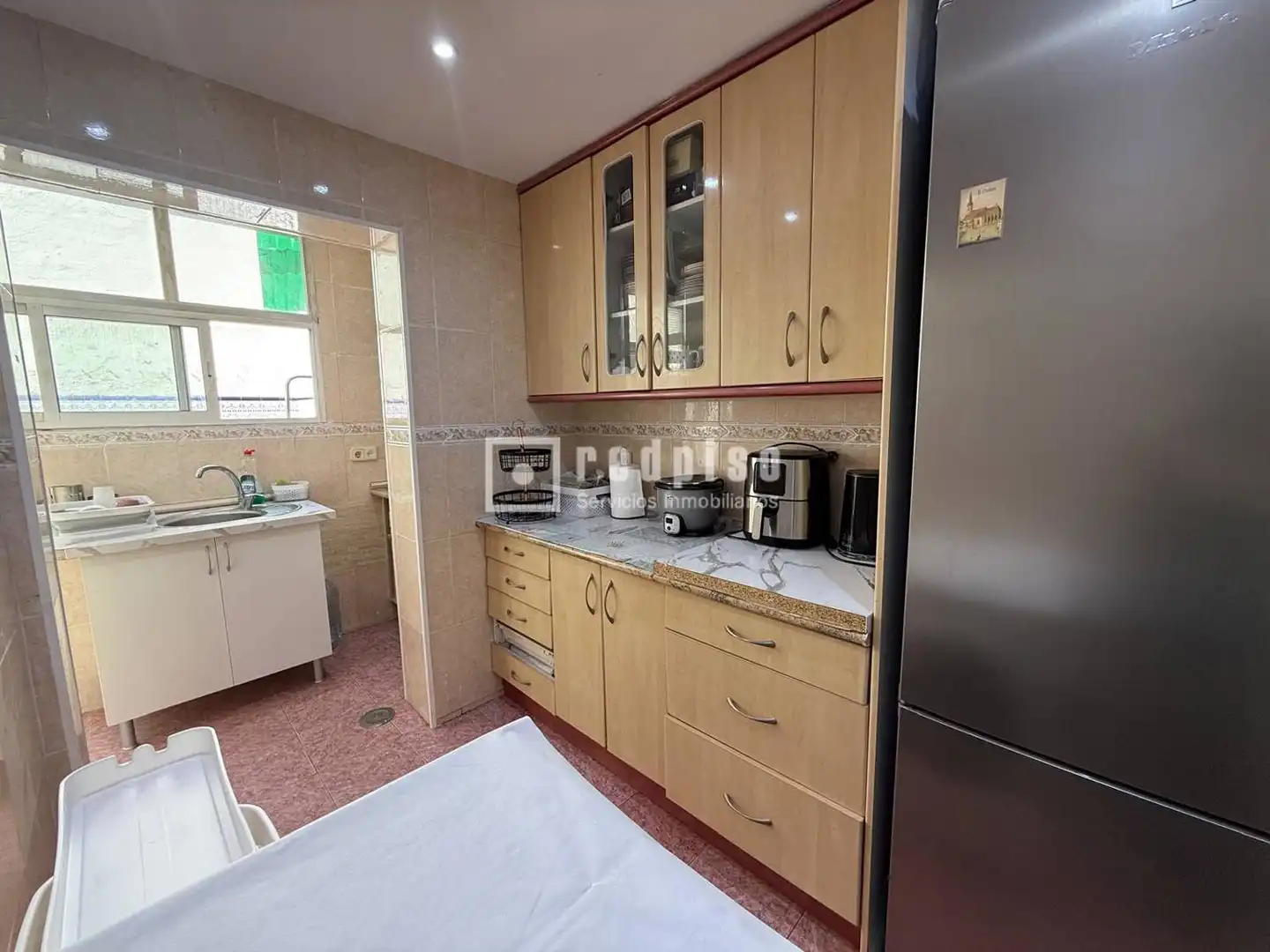 Cocina de Piso en venta en Madrid con Terraza y Amueblado