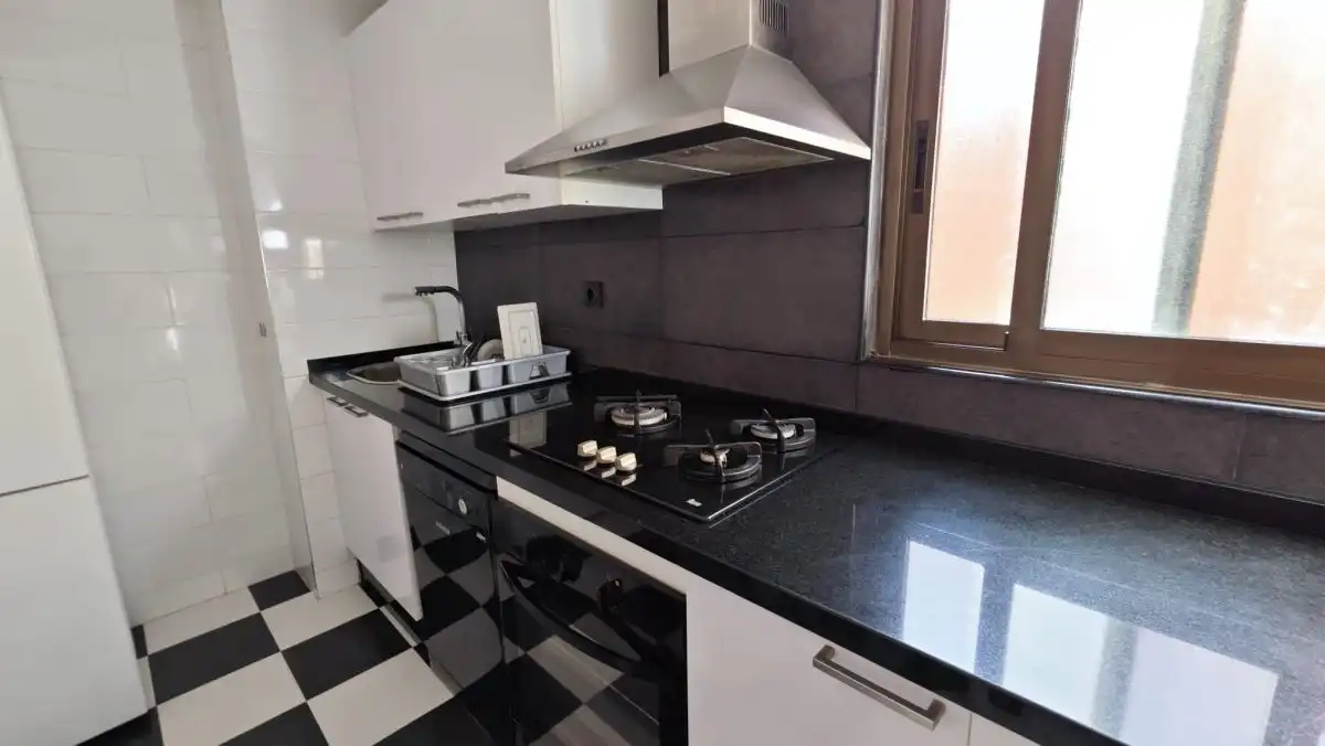 Kitchen of Flat for rent in Elche / Elx  with Air Conditioner, Heating and Parquet flooring