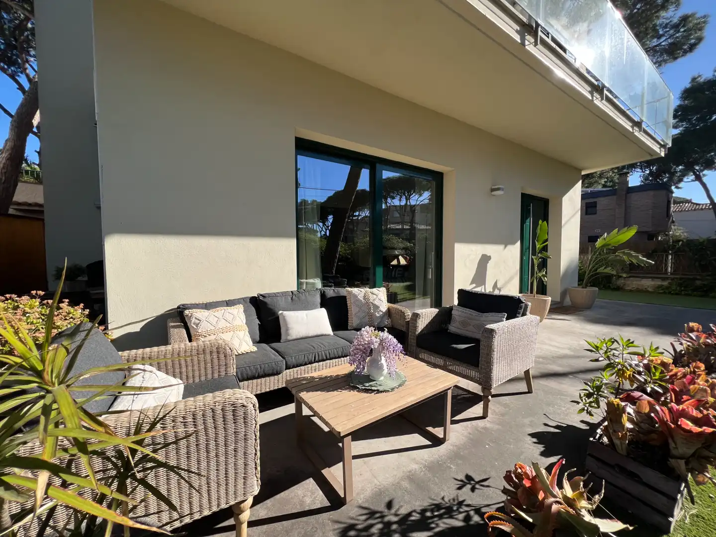 Terrace of Houses for rent in Castelldefels  with Air Conditioner, Heating and Private garden