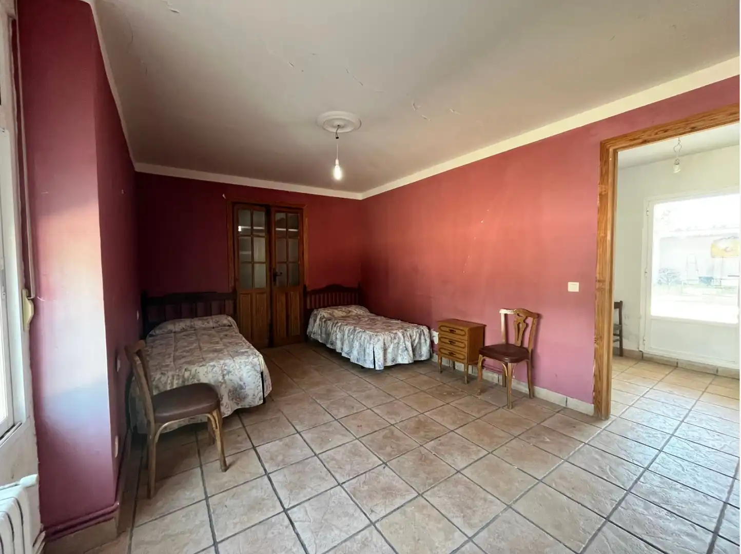 Bedroom of Houses for sale in Cañada de Calatrava  with Air Conditioner, Private garden and Storage room