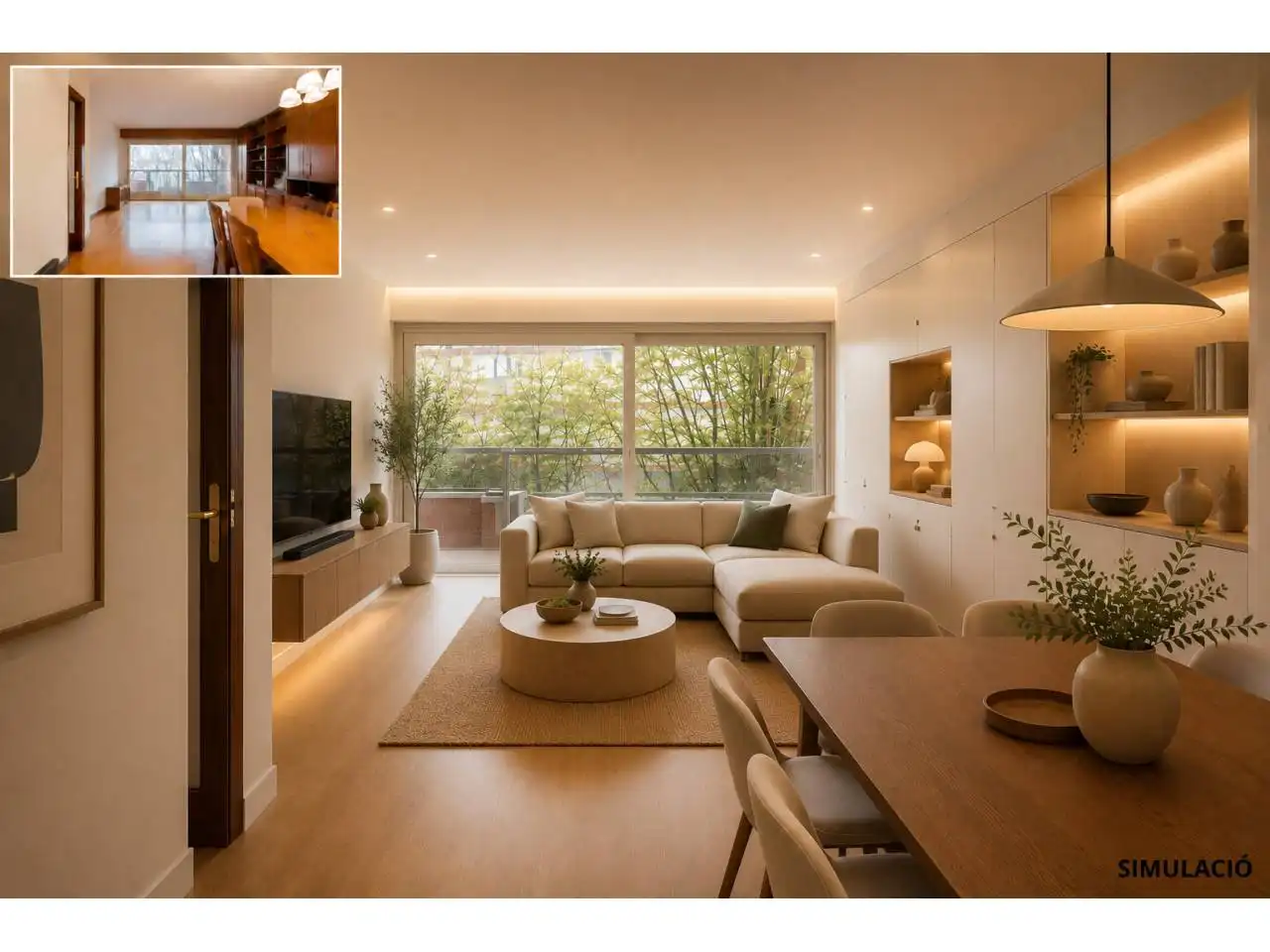 Sala de estar de Piso en venta en Vic con Aire acondicionado, Calefacción y Parquet