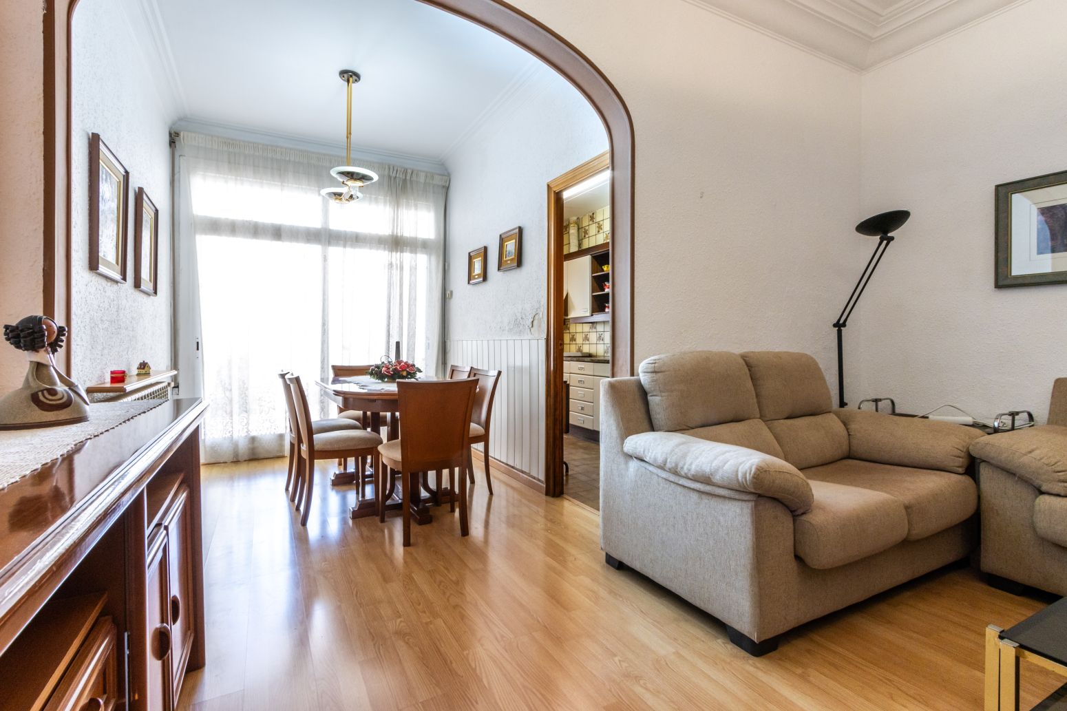 Living room of Flat for sale in Terrassa  with Heating and Terrace