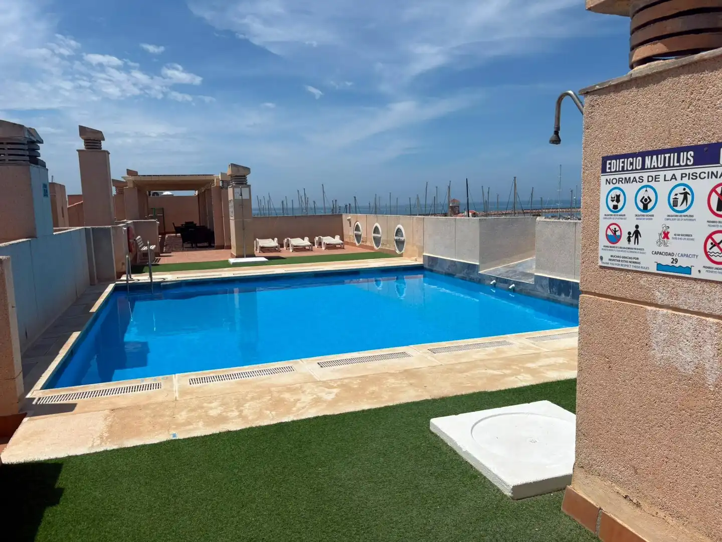 Piscina de Ático en venta en El Ejido con Aire acondicionado y Piscina