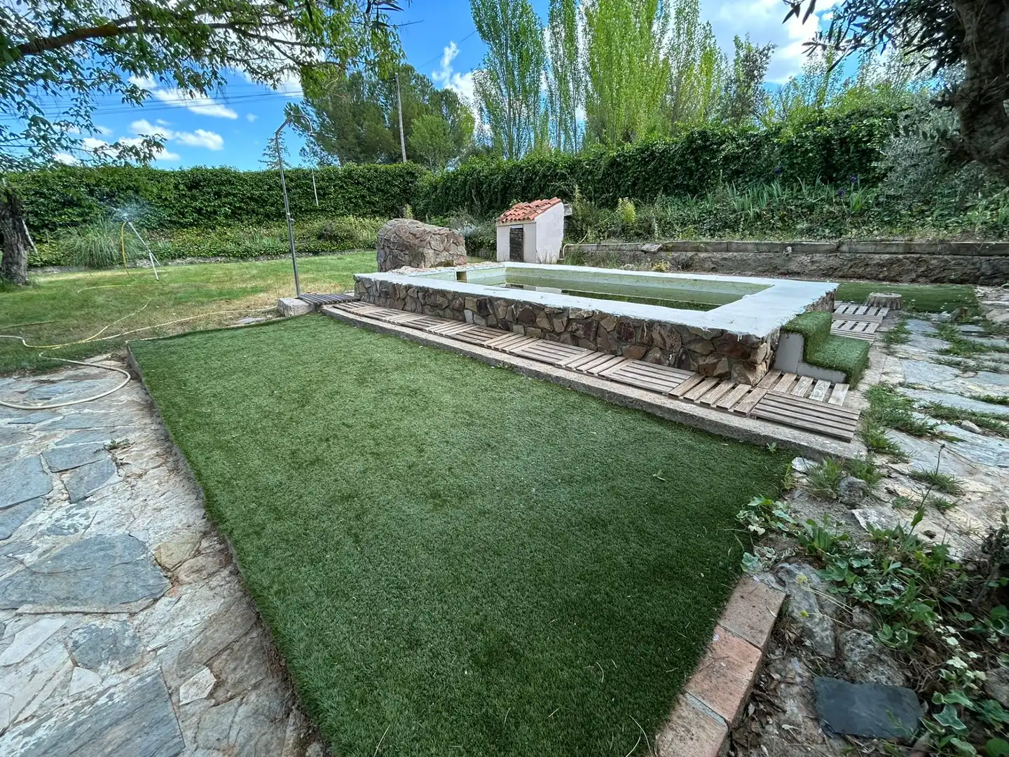 Jardín de Finca rústica en venta en Almoguera con Jardín privado y Piscina
