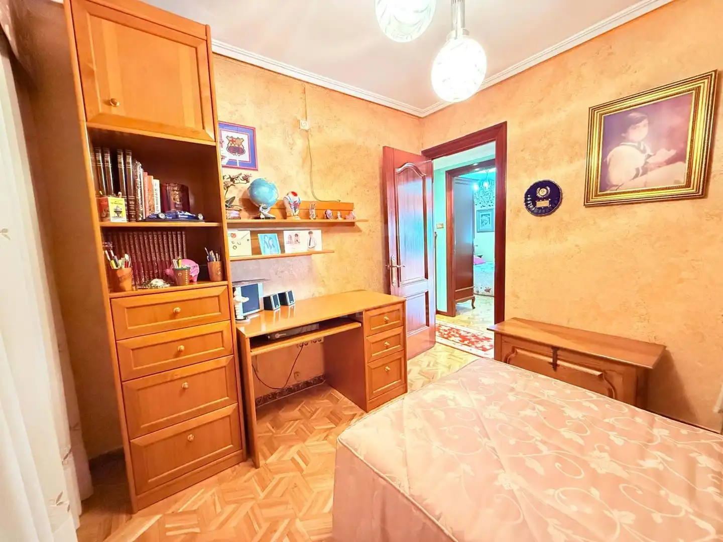 Bedroom of Flat for sale in Gijón   with Heating