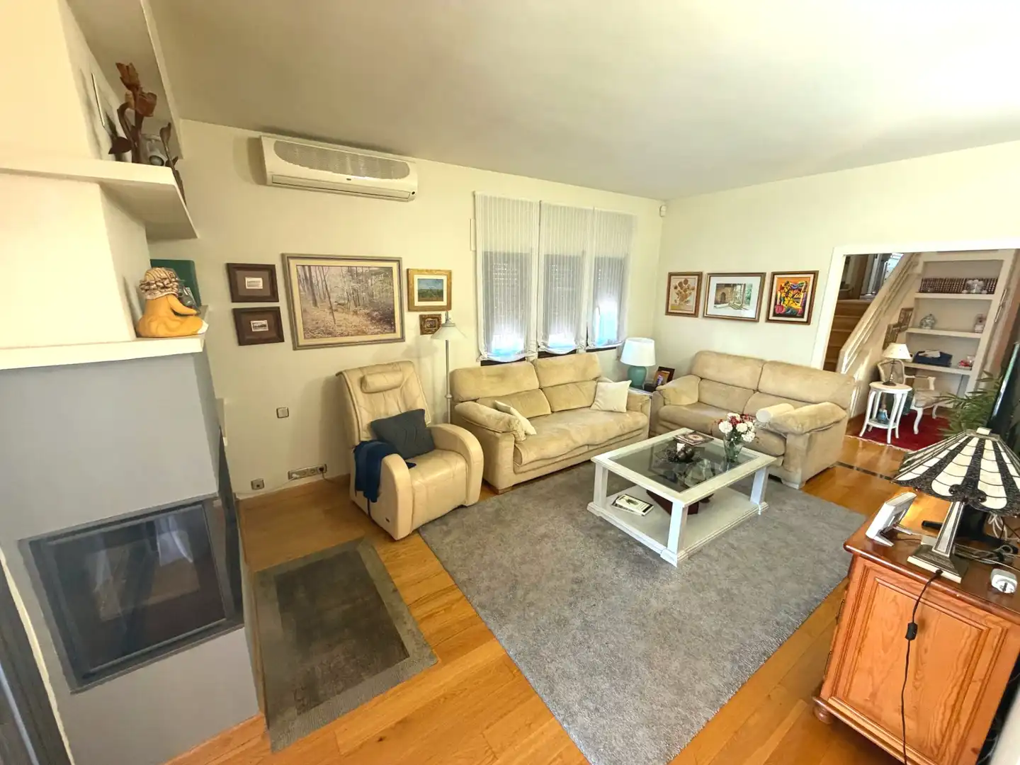 Sala de estar de Casa o chalet en venta en Azuqueca de Henares con Aire acondicionado, Jardín privado y Trastero