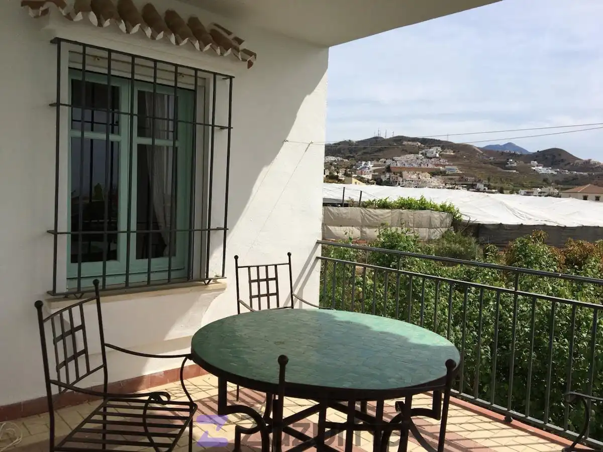 Terrasse von Haus oder Chalet zur Miete in Torrox mit Privatgarten, Terrasse und Schwimmbad