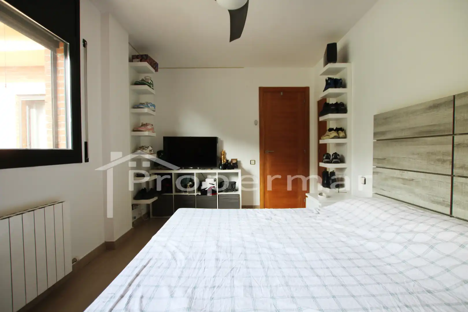 Schlafzimmer von Haus oder Chalet zum Verkauf in Sant Antoni de Vilamajor mit Klimaanlage, Heizung und Privatgarten