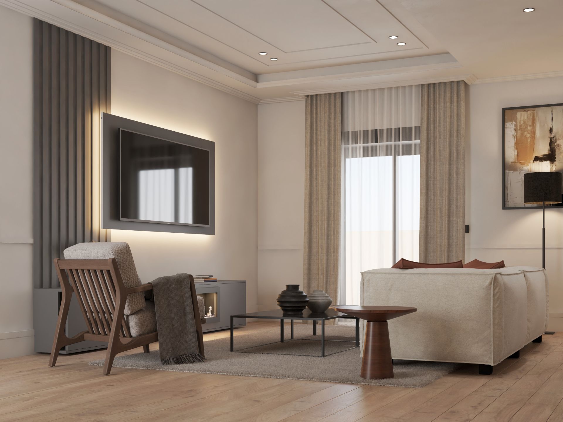 Sala d'estar de Àtic en venda en  Madrid Capital amb Aire condicionat, Calefacció i Terrassa