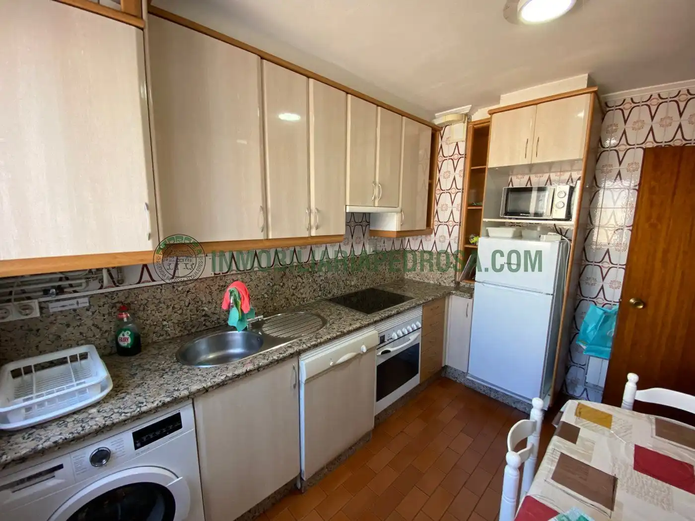 Küche von Wohnung zur Miete in Pontevedra Capital  mit Heizung, Parkett und Möbliert