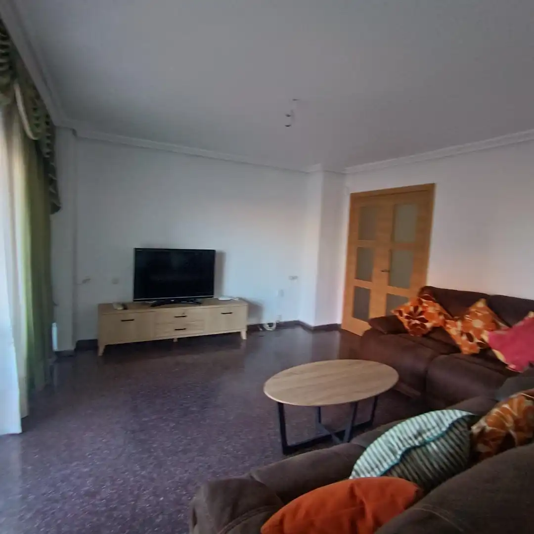Sala d'estar de Pis de lloguer en Murcia amb Terrassa